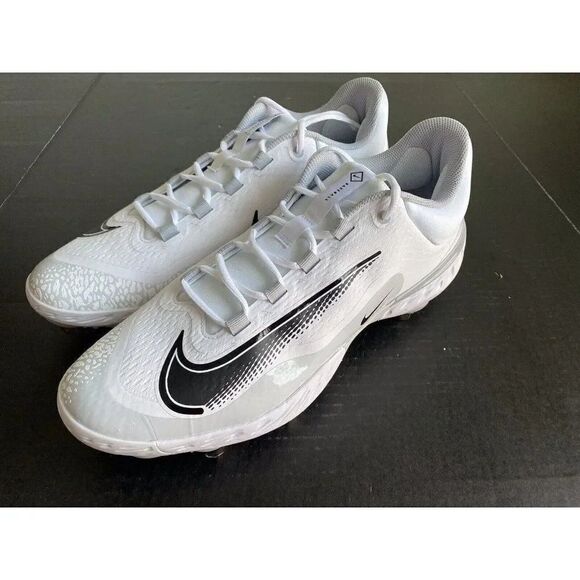 Nike Alpha Huarache Elite 4 Low FD2745-100 Baseball Cleats Men’s Size 14 - Picture 7 of 10
